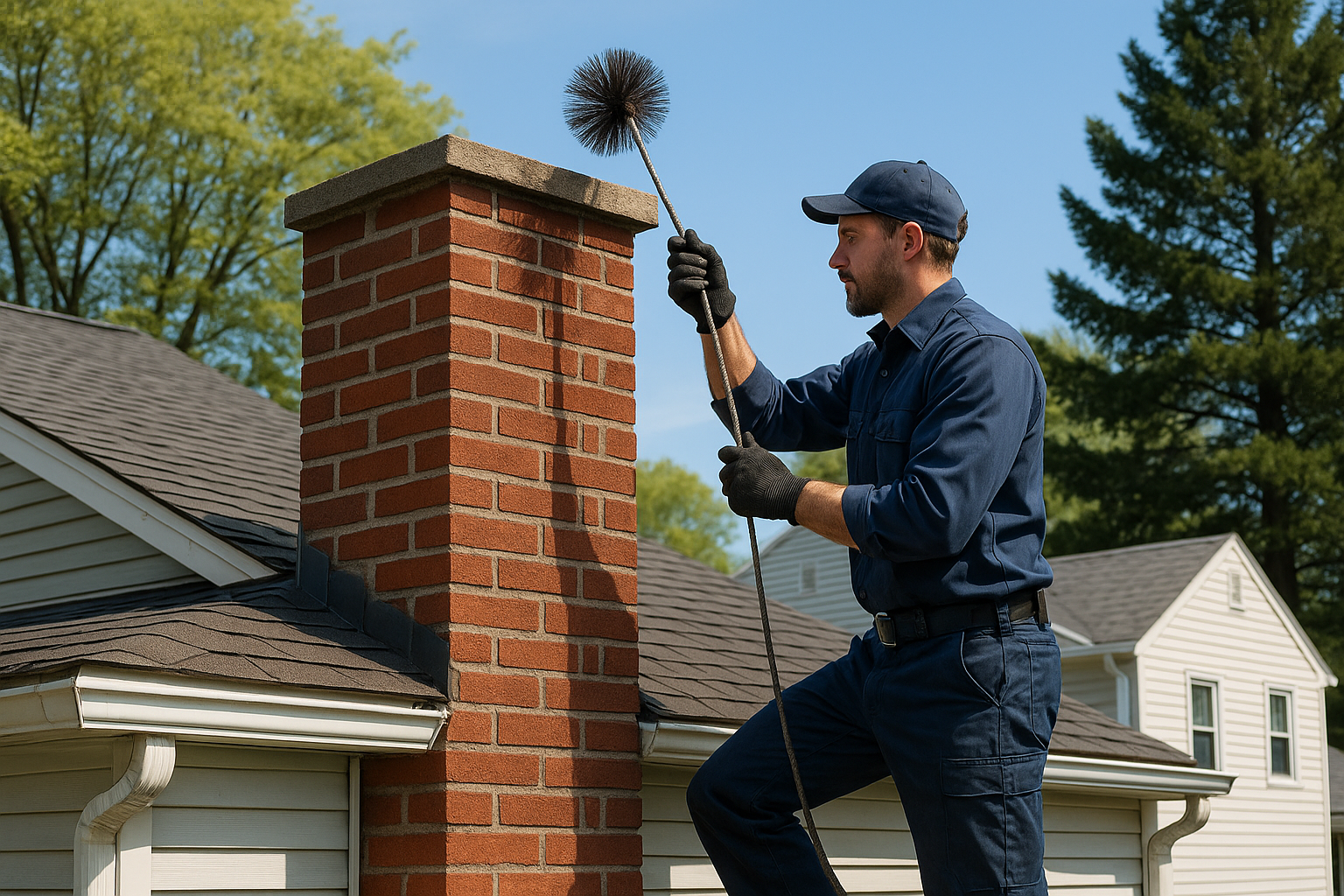 Stainless steel chimney relining in Hartford CT